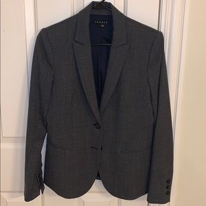 Theory blazer size 6 like new navy cream